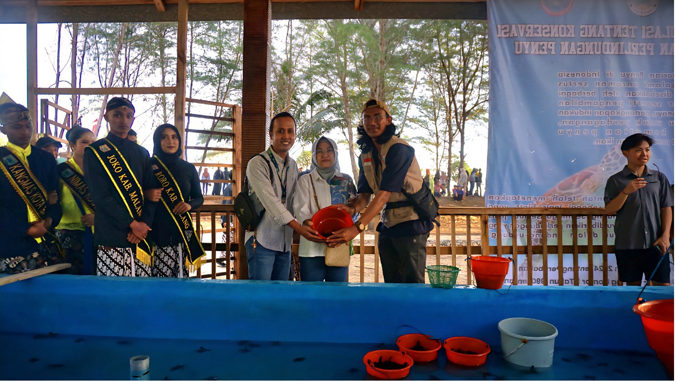 Pertamina FT Malang dan Yayasan Konservasi Penyu Jatim Gelar Edukasi Lingkungan dan Budaya “Mamayu Hayuning Bawono”